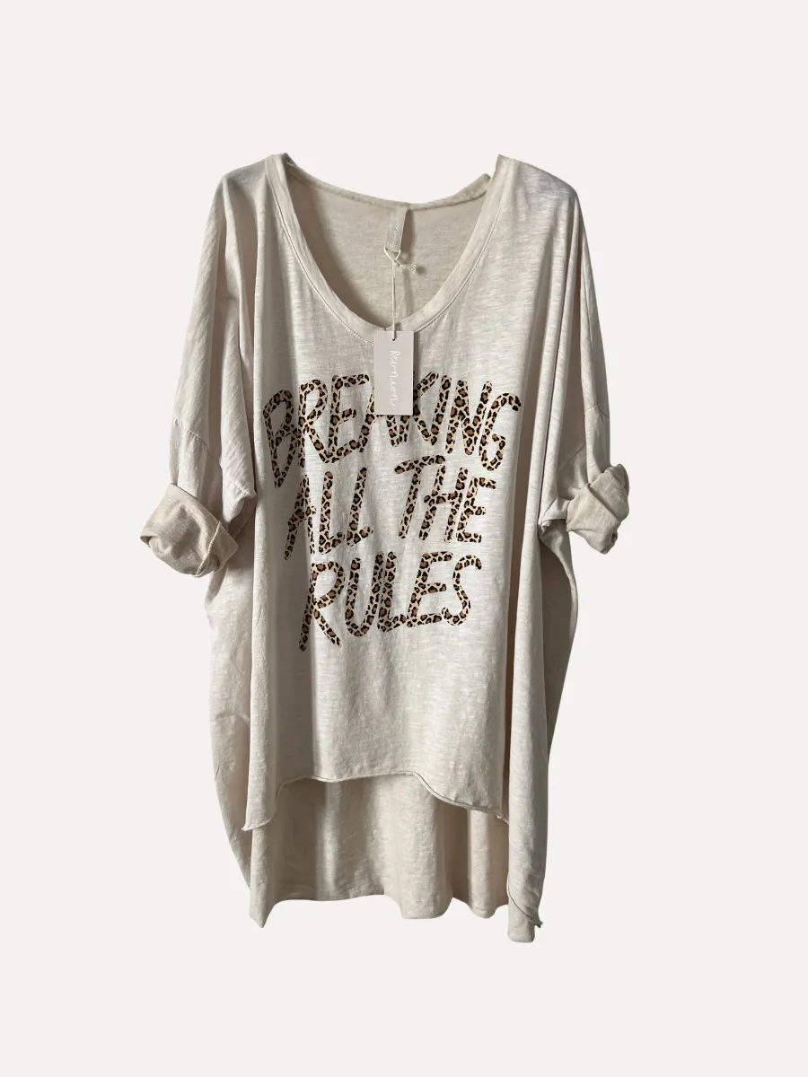 BREAKING THE RULES T-SHIRT