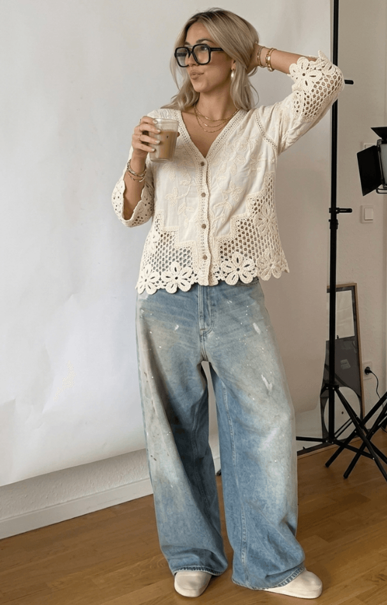 MANDIE BLUSECARDIGAN