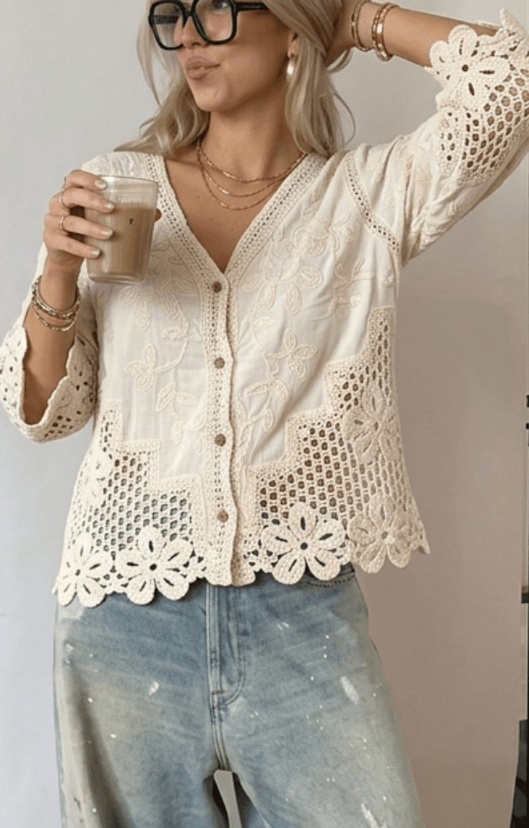MANDIE BLUSECARDIGAN