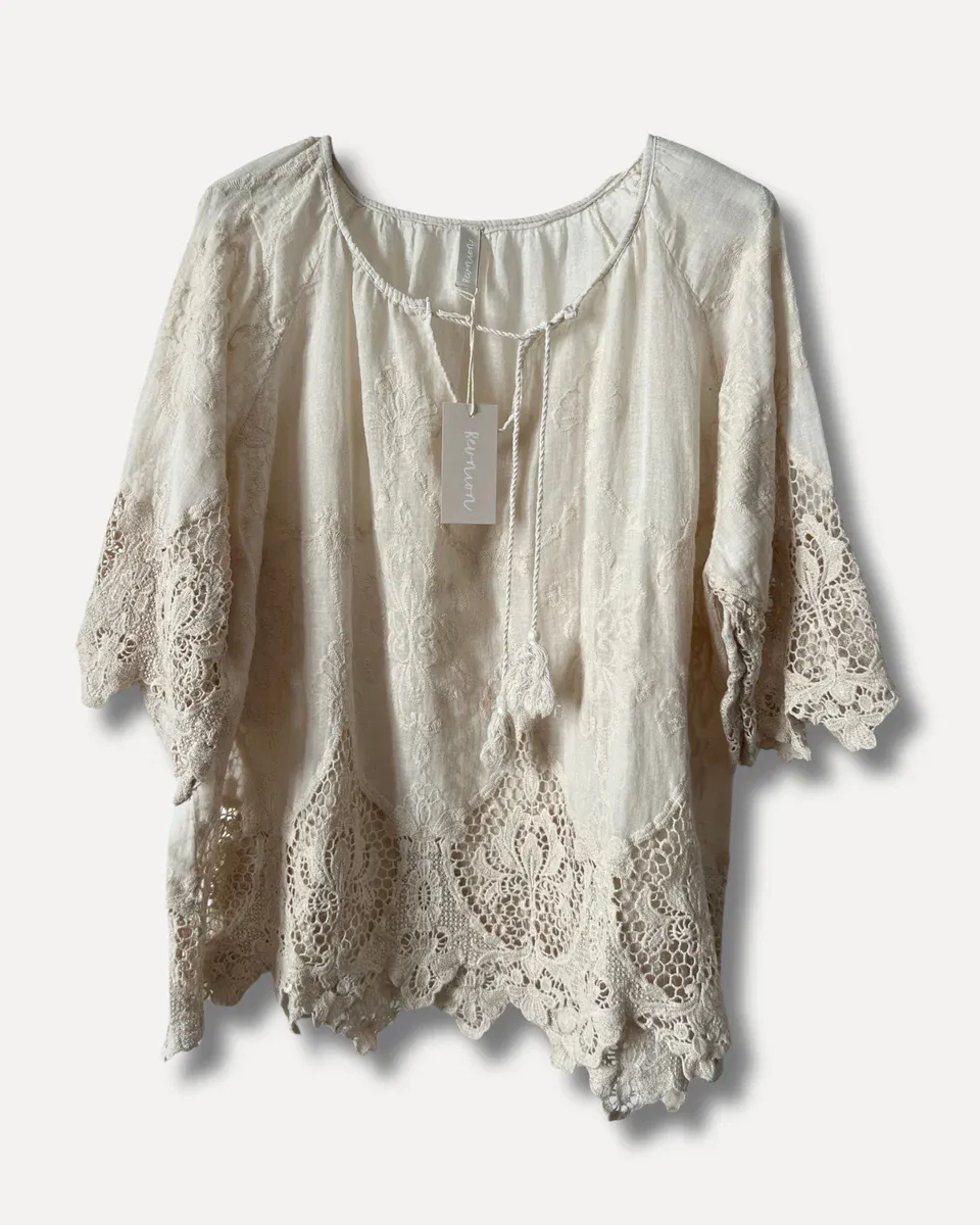 LAMA LACE BLOUSE