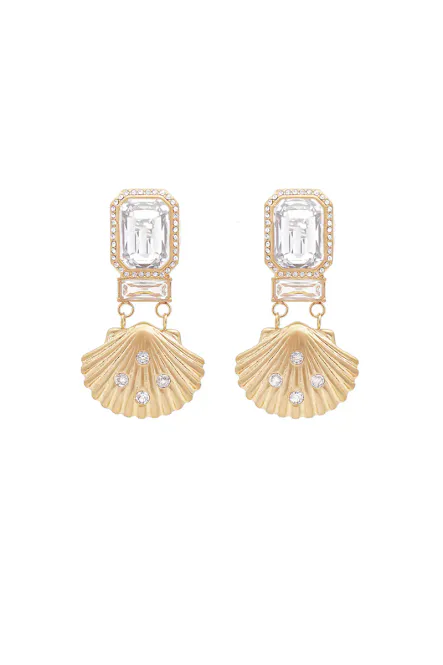 Hovedbilde CRYSTAL SHELL EARRINGS